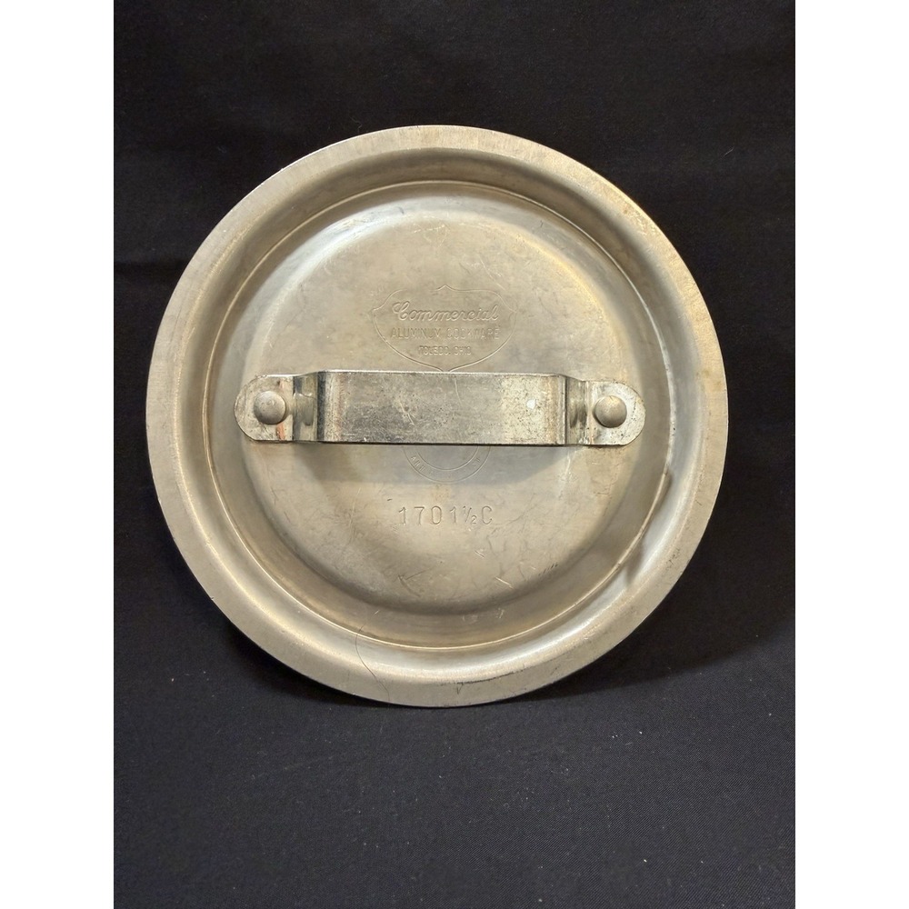 Vintage Commercial Aluminum Cookware Co Lid Only 1701 1/2‎ C Made In USA 6.5"